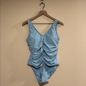 Kindred Bravely Gathered Maternity One Piece Swimsuit S NWT